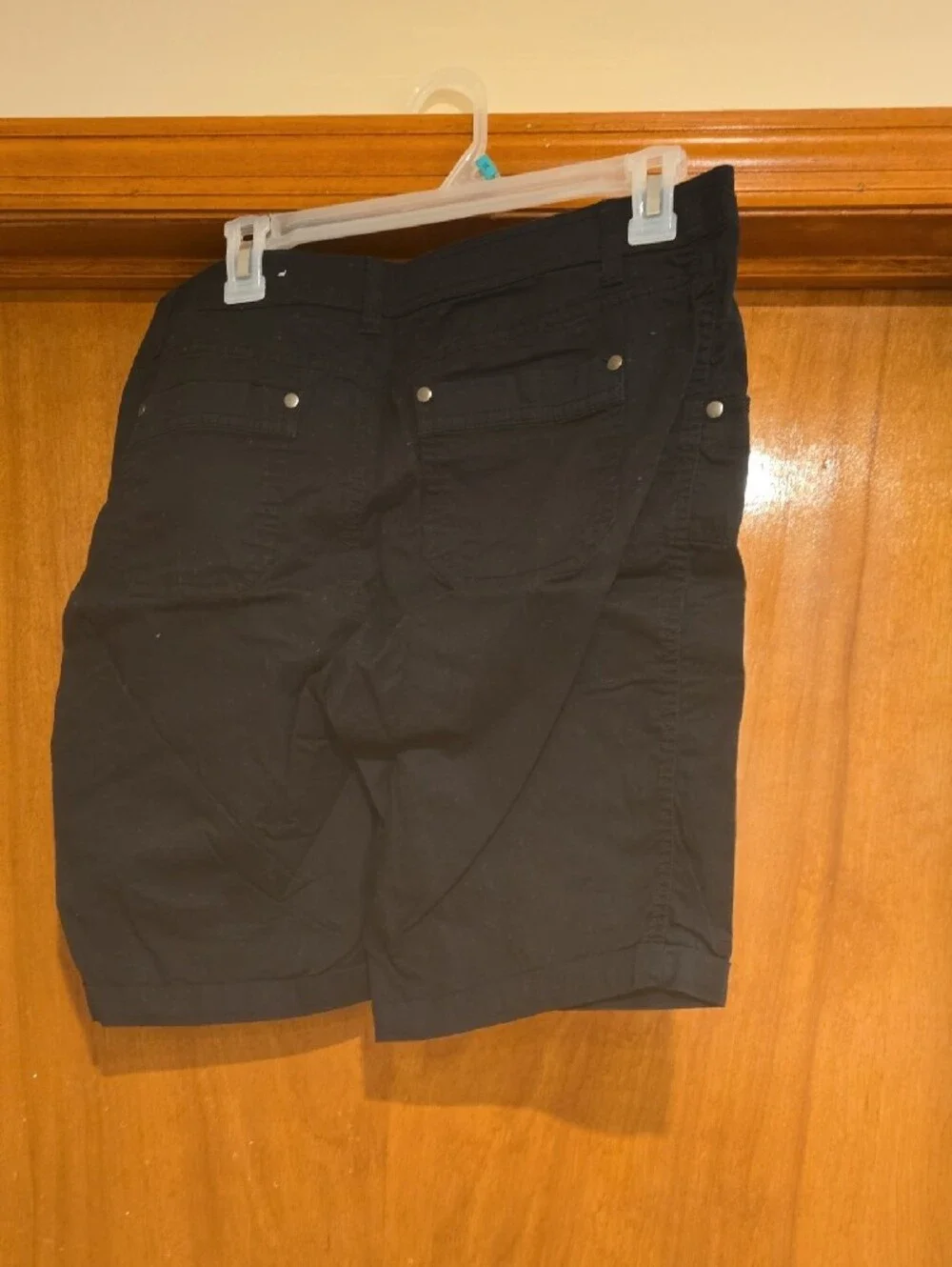 croft & barrow Black Women's Flat-Front Shorts